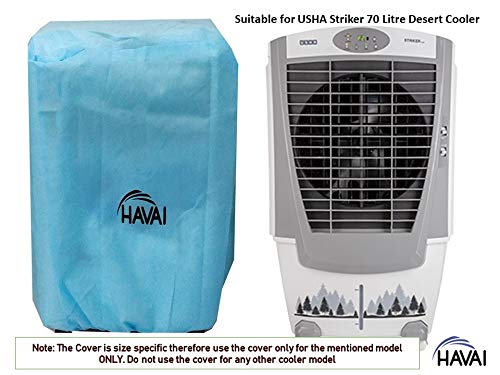 HAVAI Anti Bacterial Cover for USHA Striker 70 Litre Desert Cooler Water Resistant.Cover Size(LXBXH) cm:70 X 48.5 X 114.2