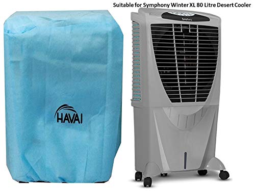 HAVAI Anti Bacterial Cover for Symphony Winter XL 80 Litre Desert Cooler Water Resistant.Cover Size(LXBXH) cm:63 X 44.5 X 127
