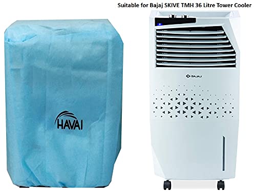 HAVAI Anti Bacterial Cover for Bajaj Skive TMH 36 Litre Tower Cooler Water Resistant.Cover Size(LXBXH) cm: 46 X 36 X 89
