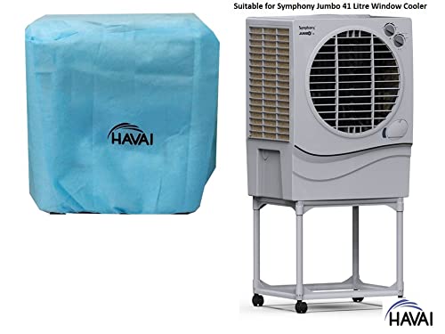 HAVAI Anti Bacterial Cover for Symphony Jumbo 41 Litre Window Cooler Water Resistant Cover Size(LXBXH) cm: 52 X 45 X 71