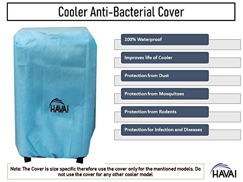 HAVAI Anti Bacterial Cover for Hindware Snowcrest Spectra 36 Litre Personal Cooler Water Resistant.Cover Size(LXBXH) cm:48.5 X 39 X 92.5