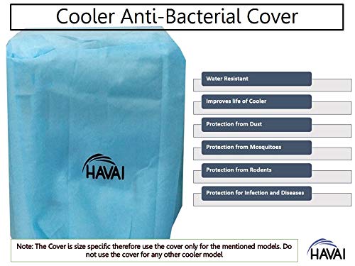 HAVAI Anti Bacterial Cover for McCoy Harrier 100 Litre Desert Cooler Water Resistant.Cover Size(LXBXH) cm: 64 X 51 X 125