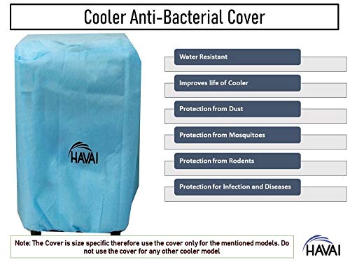 HAVAI Anti Bacterial Cover for Symphony Hi Cool 31 Litre Personal Cooler Water Resistant.Cover Size(LXBXH) cm:55.5 X 43 X 88.5