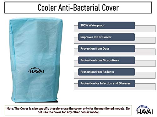 HAVAI Anti Bacterial Cover for Symphony Sumo 70 Litre Desert Cooler Water Resistant.Cover Size(LXBXH) cm: 61.8 X 50.5 X 111.5