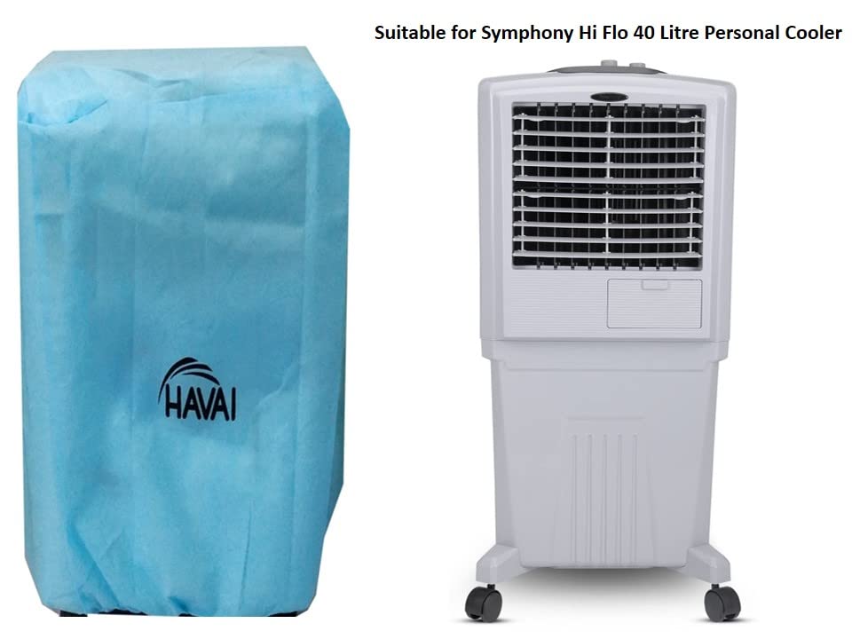 HAVAI Anti Bacterial Cover for Symphony Hi Flo 40 Litre Personal Cooler Water Resistant.Cover Size(LXBXH) cm: 45 X 31 X 93
