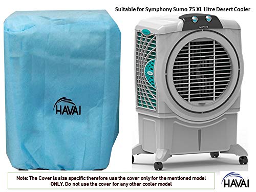 HAVAI Anti Bacterial Cover for Symphony Sumo 75 XL Desert Cooler Water Resistant.Cover Size(LXBXH) cm: 70.7 X 48 X 107.3