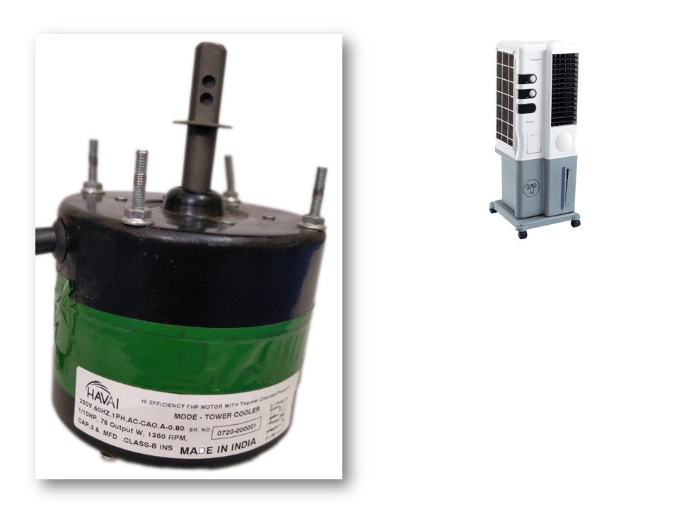 Main/Electric Motor - For Crompton Mystique 20 Litre Tower Cooler
