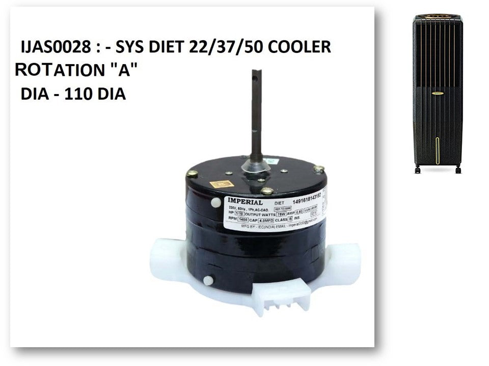 Symphony Air Cooler Motor Diet 22i Price Main/Electric Motor For