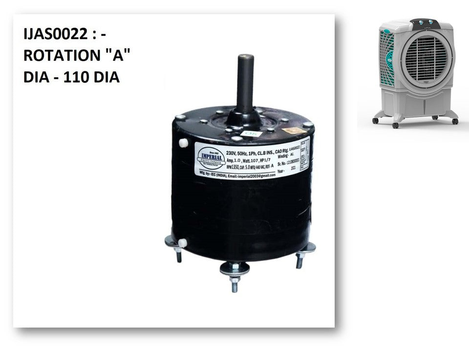 Main/Electric Motor For Symphony Sumo XL 75 Litre Desert Cooler