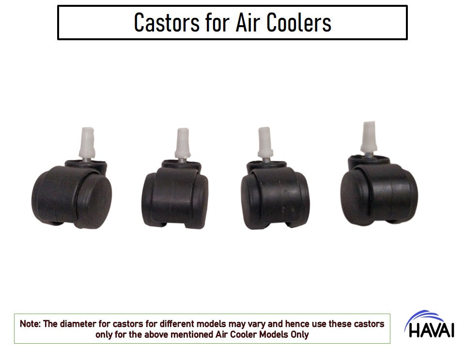 HAVAI Castors – Small Black