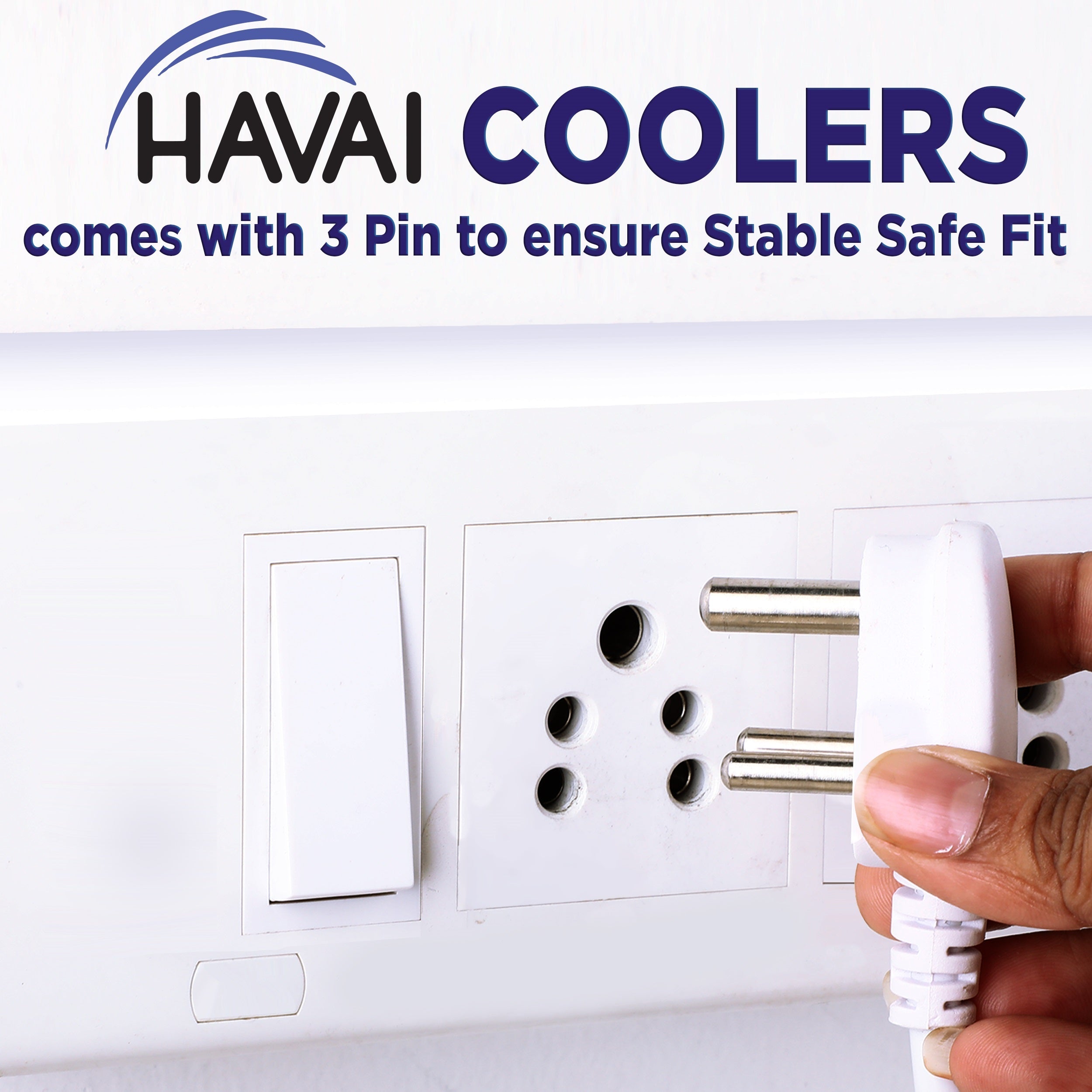 HAVAI Quartz Desert Cooler with Three Side Dense Honeycomb - 60 L, 16 Inch Blade,White