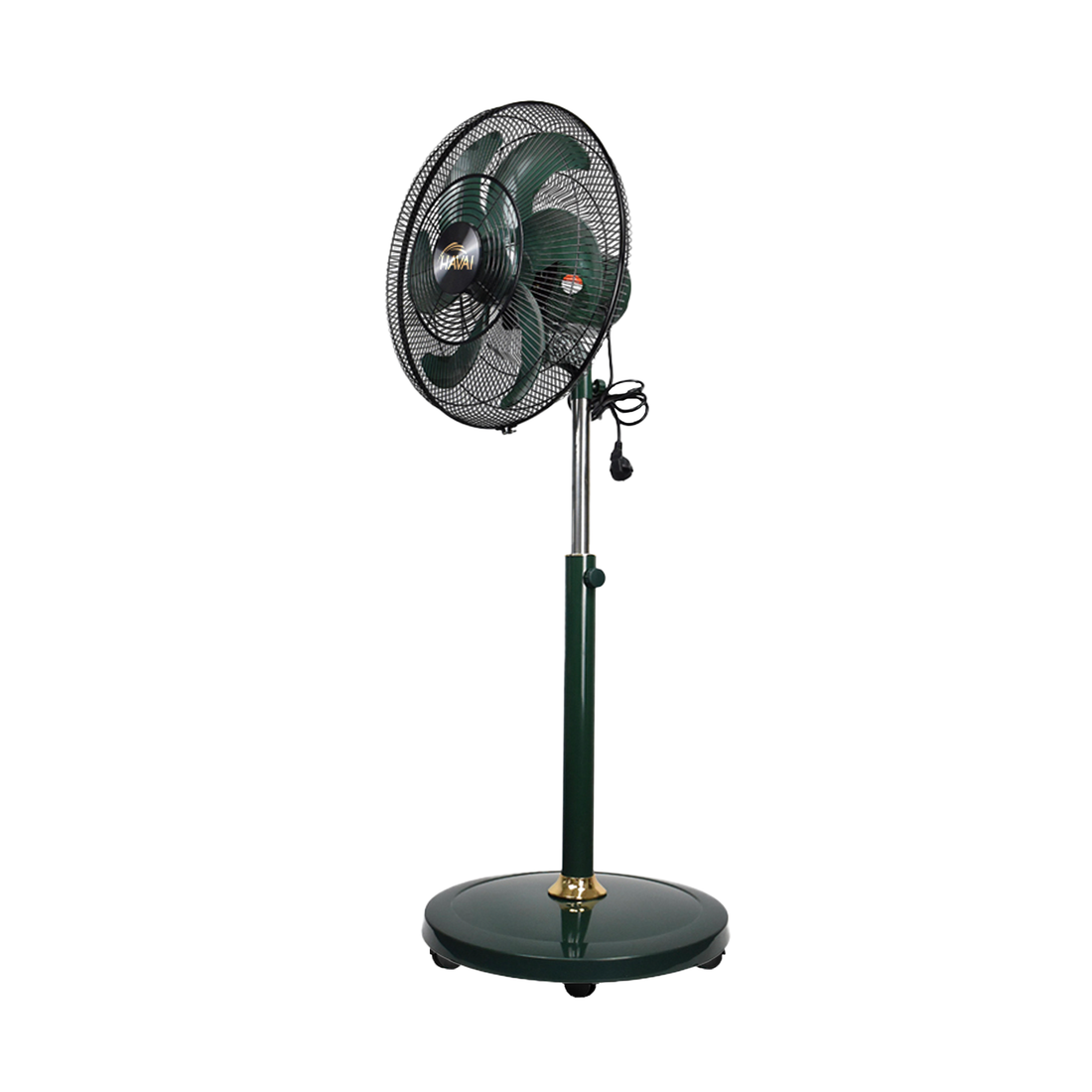 Havai BLDC 18&quot; Pedestal Fan, Soundless, 50% Savings On Electricity, High Velocity,For Commercial And Residential Use, Assembly Included , Green