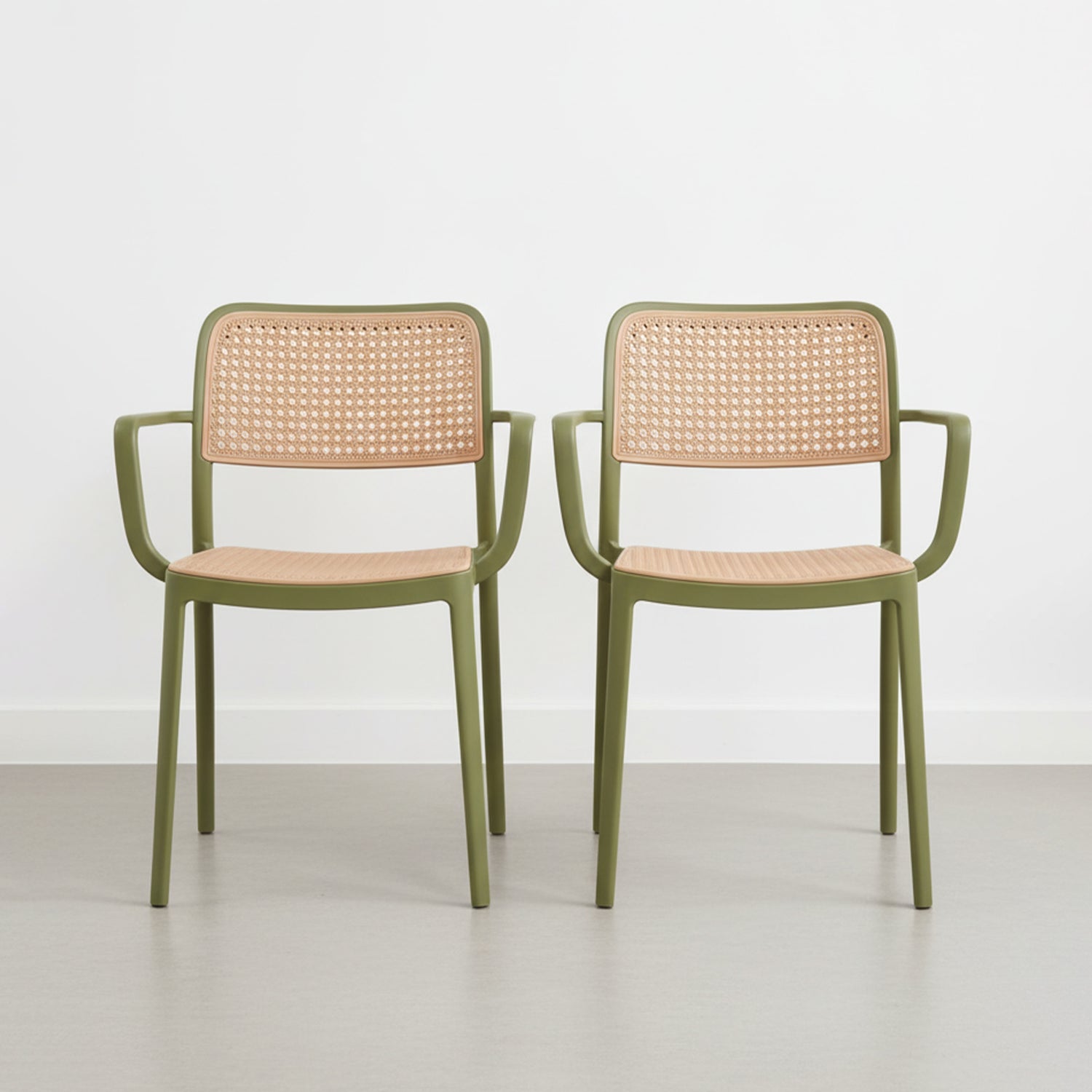 HAVAI SitPro Premium Plastic Chair for Home, Office &amp; Café | Modern Ergonomic Design | Heavy-Duty Reinforced Frame | Indoor &amp; Outdoor Use | Stackable | Pack of 2 | 1-Year Warranty | Made in India