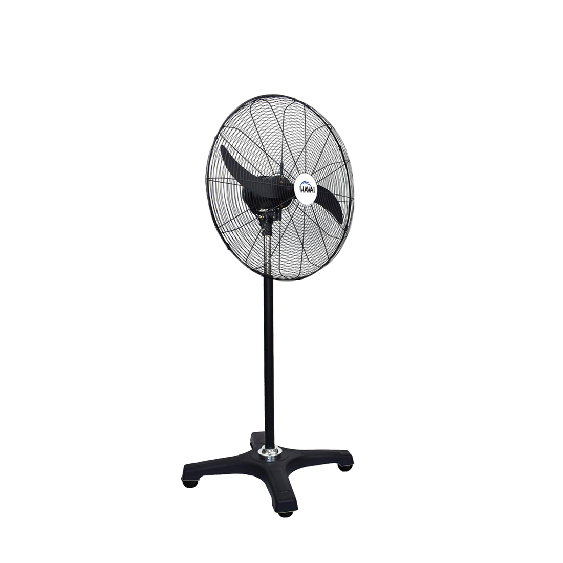 Havai BLDC Pedestal Fan 20 Inch, 50% Savings On Electricity, High Velocity, Heavy Duty Metal For Industrial, Commercial And Residential Use, Assembly Included , Black