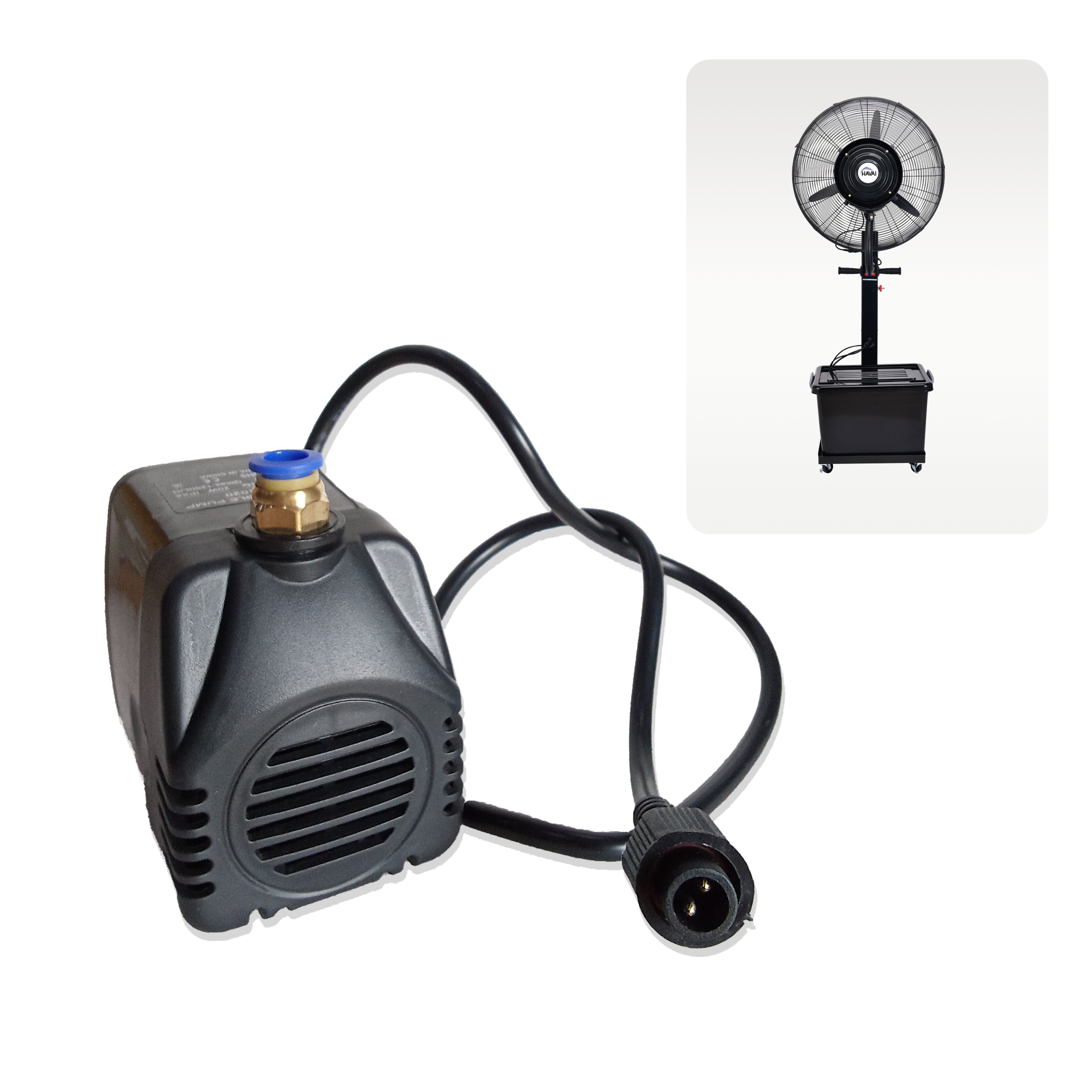 Submersible Pump - For Mist Fans - Compatible with all Commercial and Industrial Mist Fans