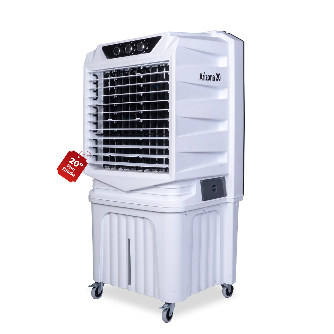 HAVAI Arizona 20 Desert Air Cooler | 120L Water Tank | 20-Inch Metal Blade | 4800 m³/hr Air Delivery | 35 Ft Air Throw | Double Bearing Low Noise Motor | Thick Honeycomb Pads | Covers up to 500 Sq Ft | 1 Year On-Site Warranty