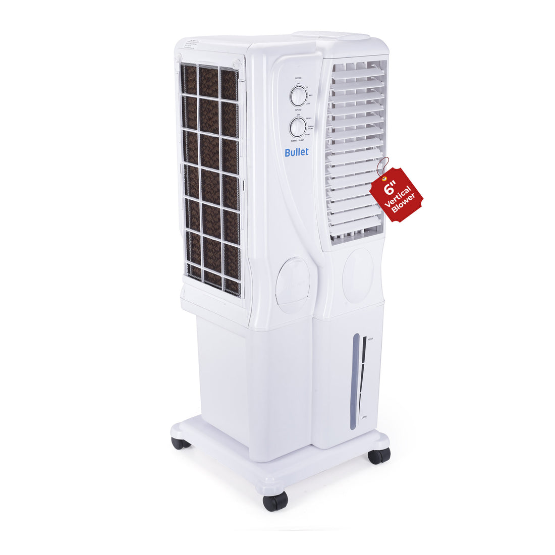 Bullet Tower Air Cooler - 20 Liter, White