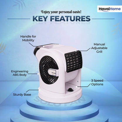 HAVAI Solo Blower Fan - White