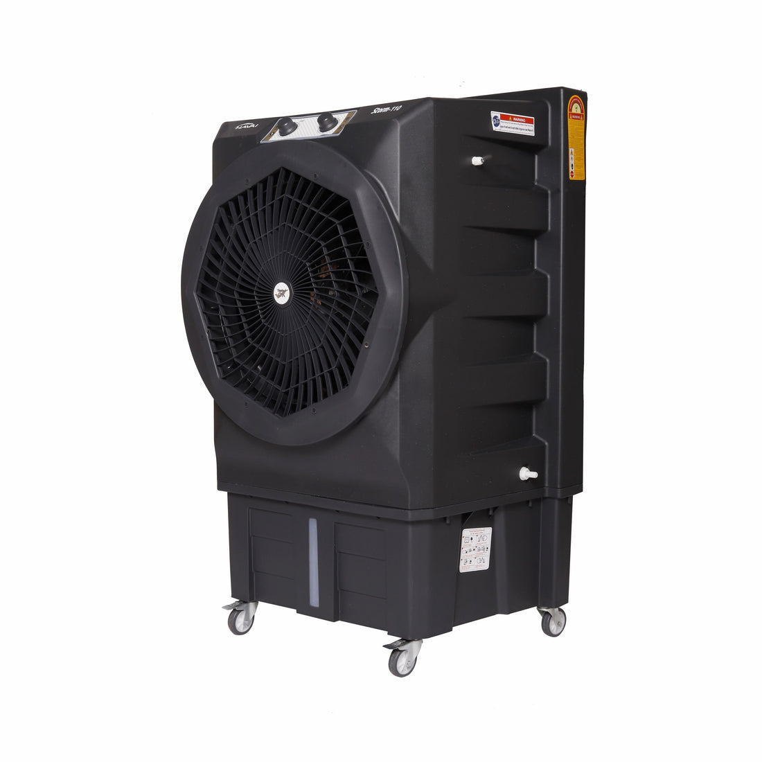 HAVAI Thunder Commercial Cooler with Dense Honeycomb - 110 L, 20 Inch Blade, Black