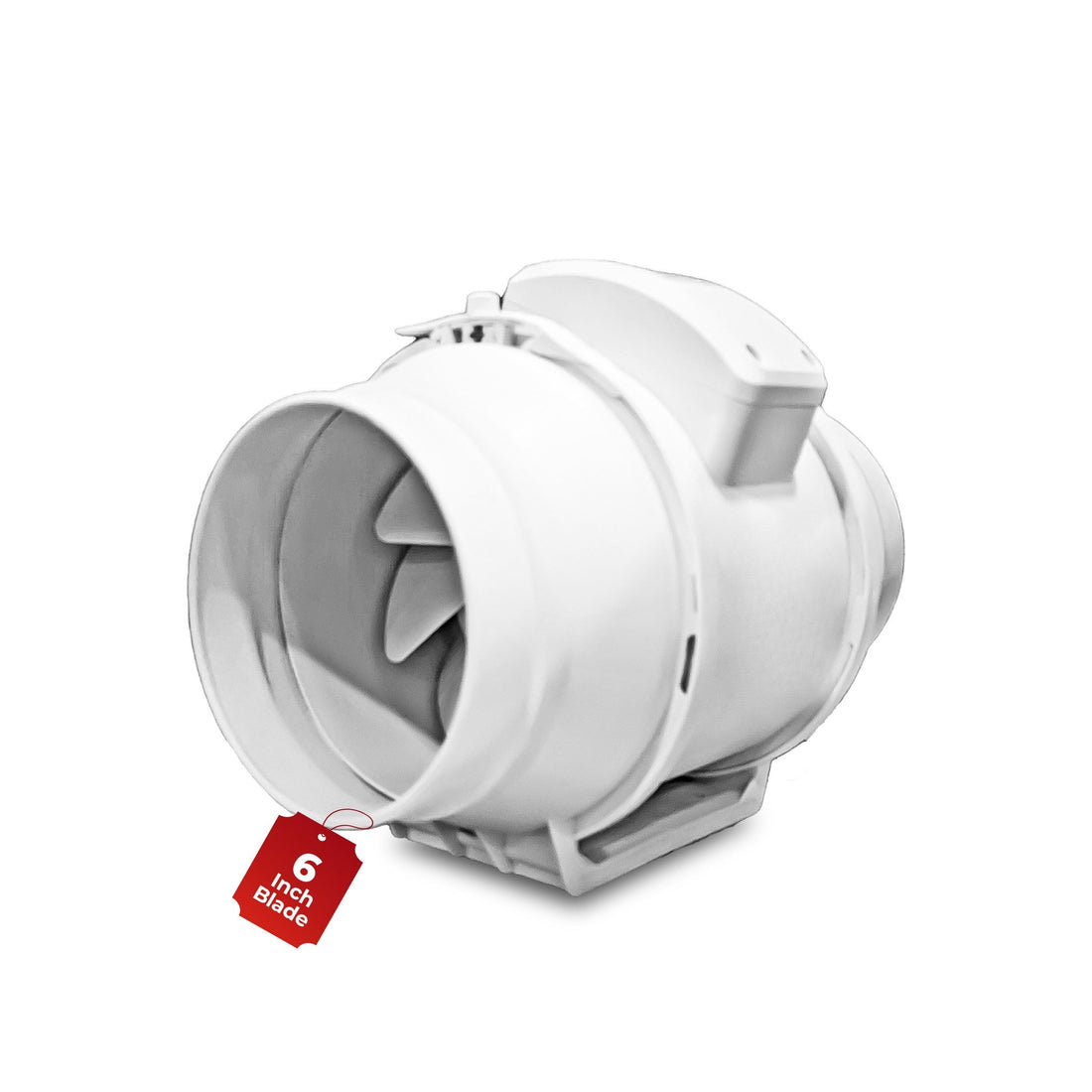 BLDC Inline Duct Fan 6 Inch | 540 CMH Airflow | Low Noise Exhaust Fan for Ventilation &amp; Cooling