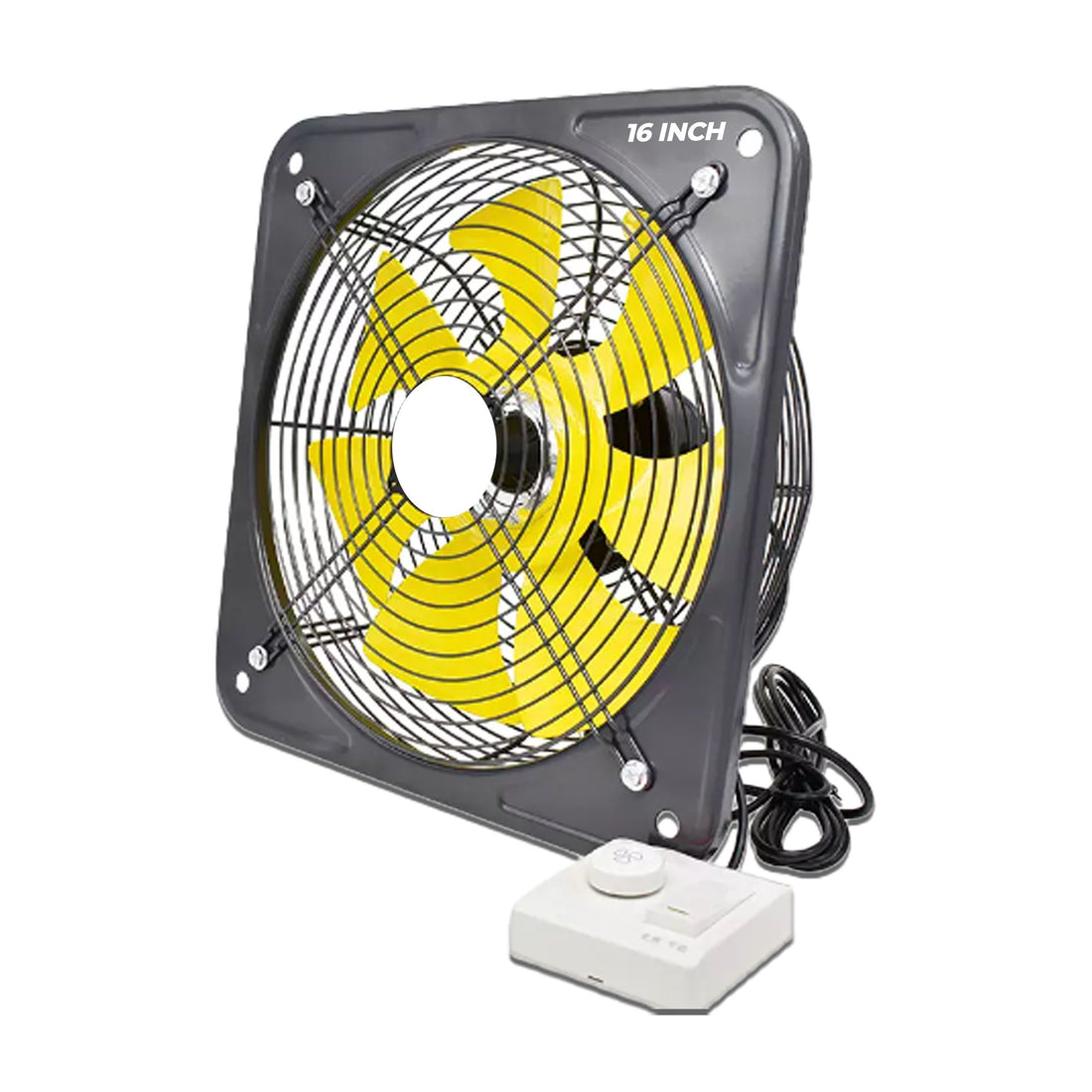 BLDC Exhaust Fan | Power : 10W - 220W | Speed: 450-2800 RPM | Air Volume: 200-6000 m³/h | 1-Year Warranty | Stepless Speed Control | Metal Frame Included | Soundless (16-Inch Blade)