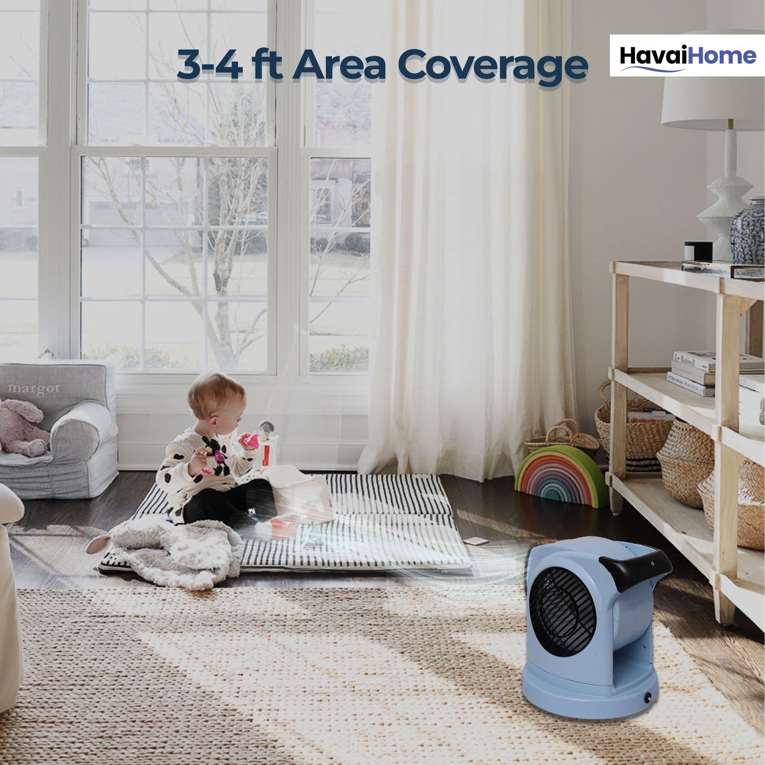 HAVAI Solo Blower Fan - Blue