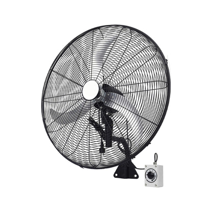 20" BLDC High-Speed Wall-Mount Fan – 3-Blade Design, Energy Efficient (20W-120W), 700-1400 RPM, 11,000 M³/Hr Airflow, 45-Foot Air Throw, 4-Speed Control, 2-Year Warranty
