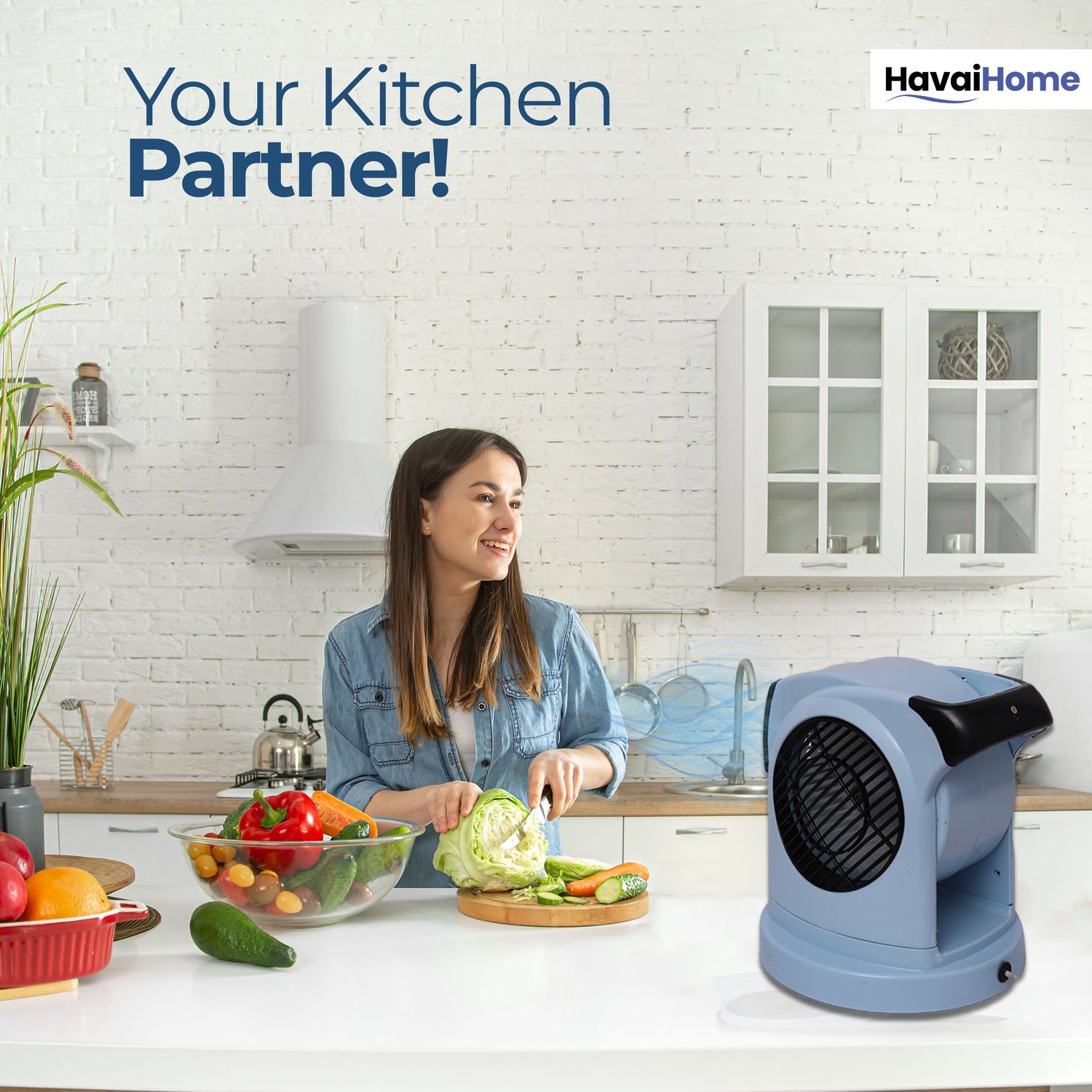 HAVAI Solo Blower Fan - Blue