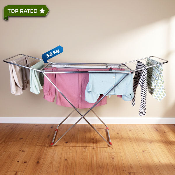HAVAI DryNest by HAVAI – 3.5 KG Premium Clothes Drying Stand | 3-Way Foldable Airer | 20 Rust-Free Steel Drying Rails | Heavy-Duty & Portable | 1-Year Warranty | Balcony & Indoor Friendly
