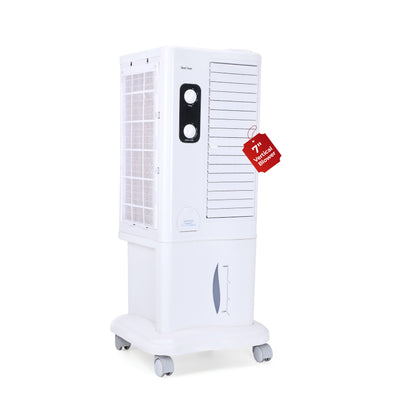 Desert Tower Cooler with Blower, 22 L, White