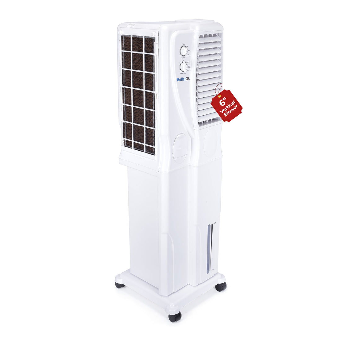Bullet XL Tower Air Cooler - 34 Liter, White