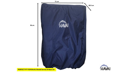 HAVAI Premium Cover for  BAJAJ  Shield Series Arteon 55 Litre Desert  Cooler 100% Waterproof Cover Size(LXBXH) cm: ‎71 x 38.5 x 96