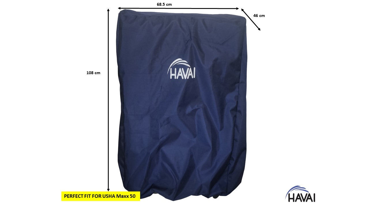 HAVAI Premium Cooler Cover for USHA Maxx 50 Litre Desert Cooler Water Resistant.Cover Size(LXBXH) cm:68.5  x 46  x 108