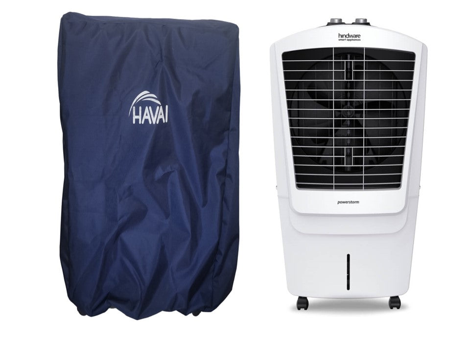 HAVAI Premium Cooler Cover for Hindware Powerstorm 100 Litre Desert Cooler Water Resistant.Cover Size(LXBXH) cm: 64 X 45 X 128