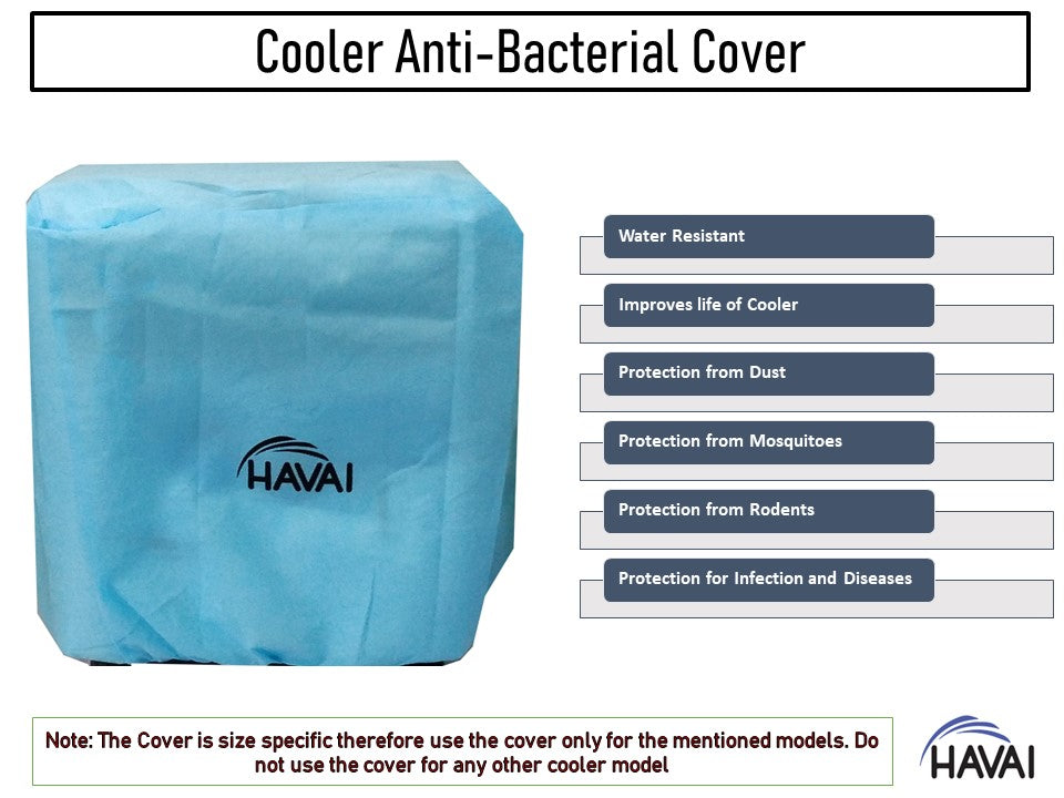 HAVAI Anti Bacterial Cover for Havells Supro 55 Litre Desert Cooler Water Resistant.Cover Size(LXBXH) cm: 68 X 64 X 813