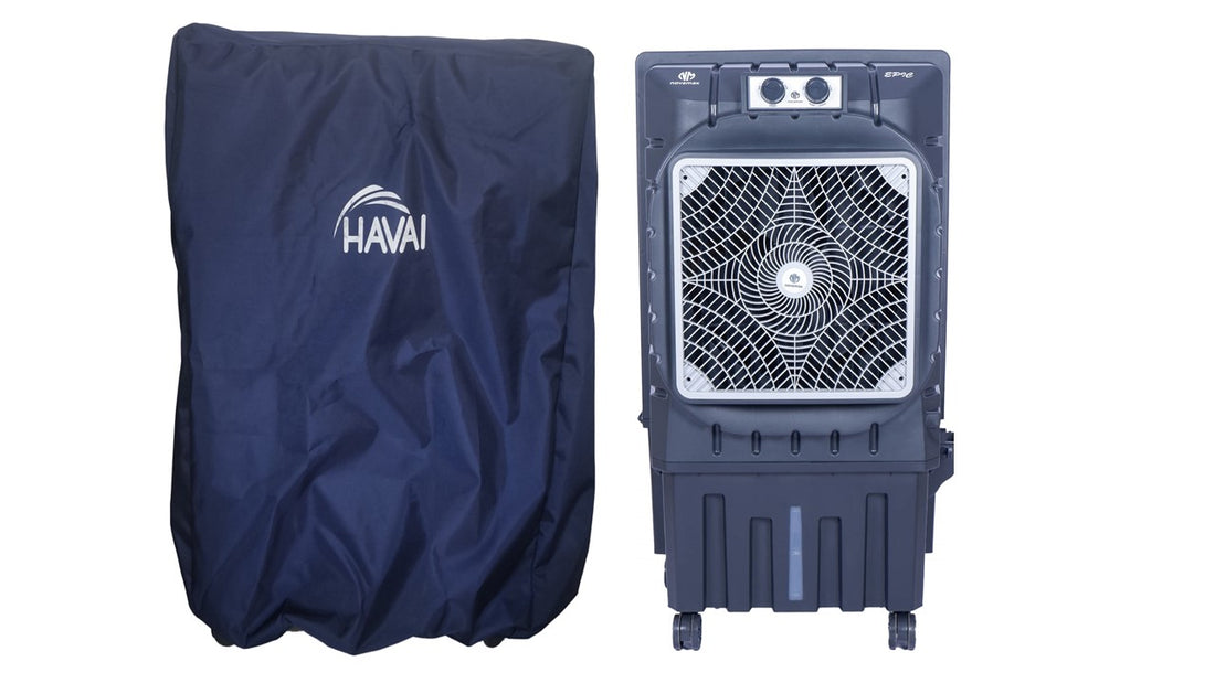 HAVAI Premium Cover for NOVAMAX EPIC 75 L  Desert Cooler 100% Waterproof Cover Size(LXBXH) cm:   70 x 61 x 124