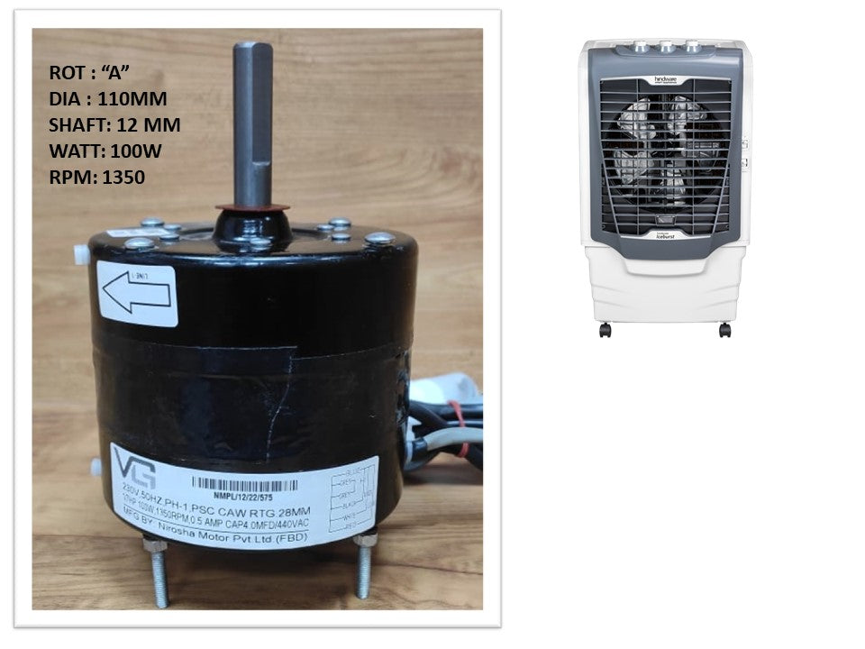 Main/Electric Motor - For HINDWARE Iceburst 85 Litre Desert Cooler