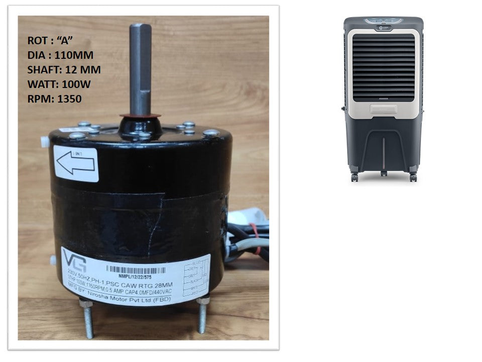 Main/Electric Motor - For Orient Ultimo 65 Litre Desert Cooler