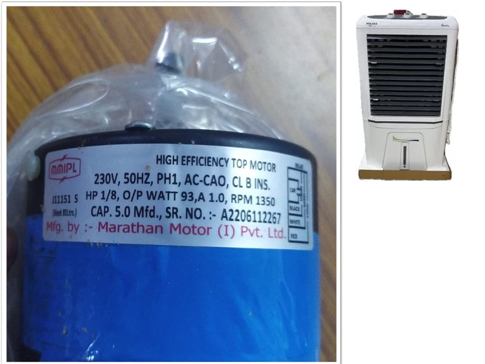 Main/Electric Motor - For Voltas VELOCITY 110 Litre Desert Cooler
