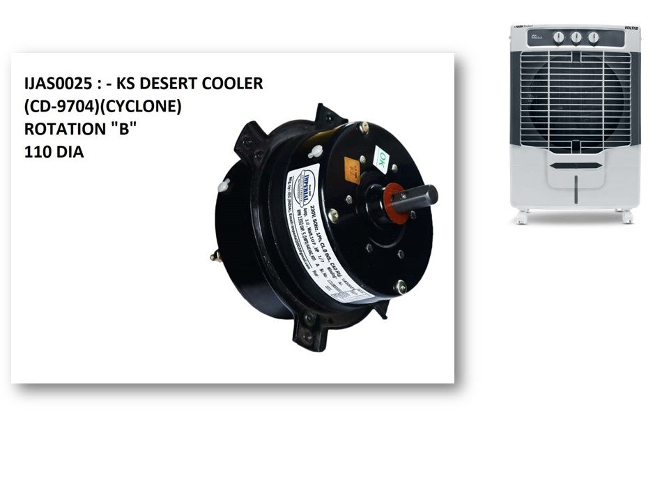 Main/Electric Motor - For Voltas Mega 70 Litre Desert Cooler