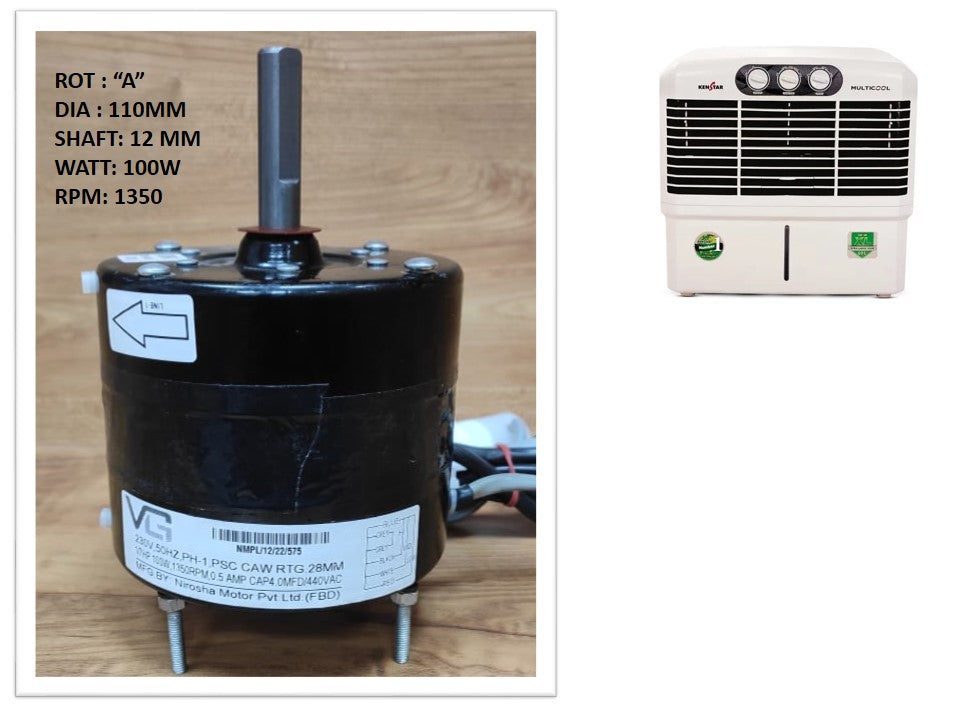 Main/Electric Motor - For Kenstar Multicool 60 Litre Window Cooler