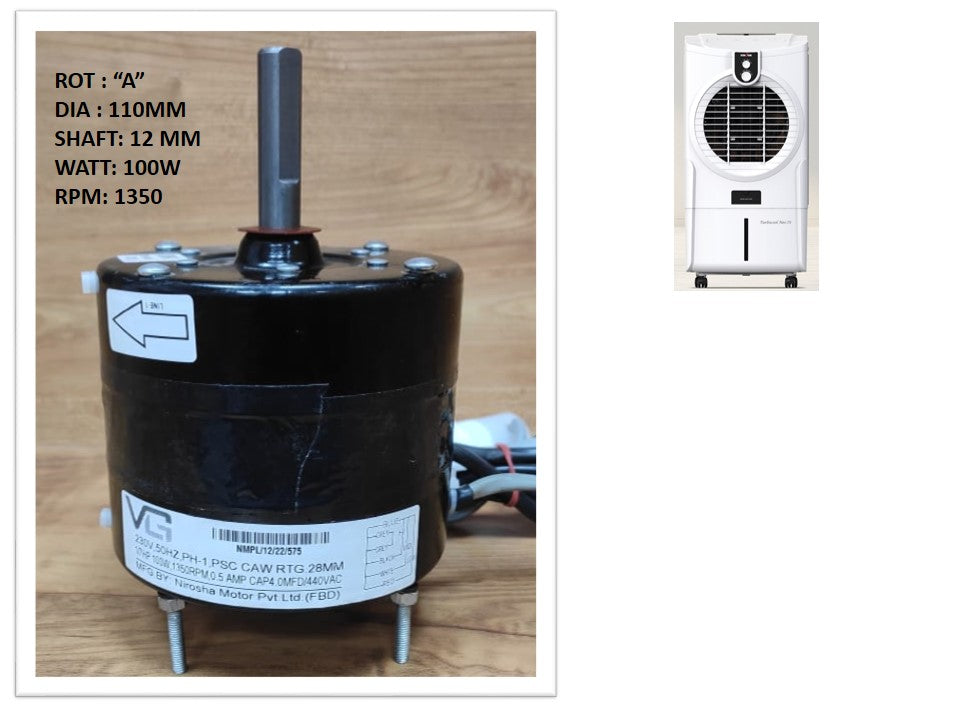 Main/Electric Motor - For Kenstar Turbocool Neo 50/70 Litre Desert Cooler