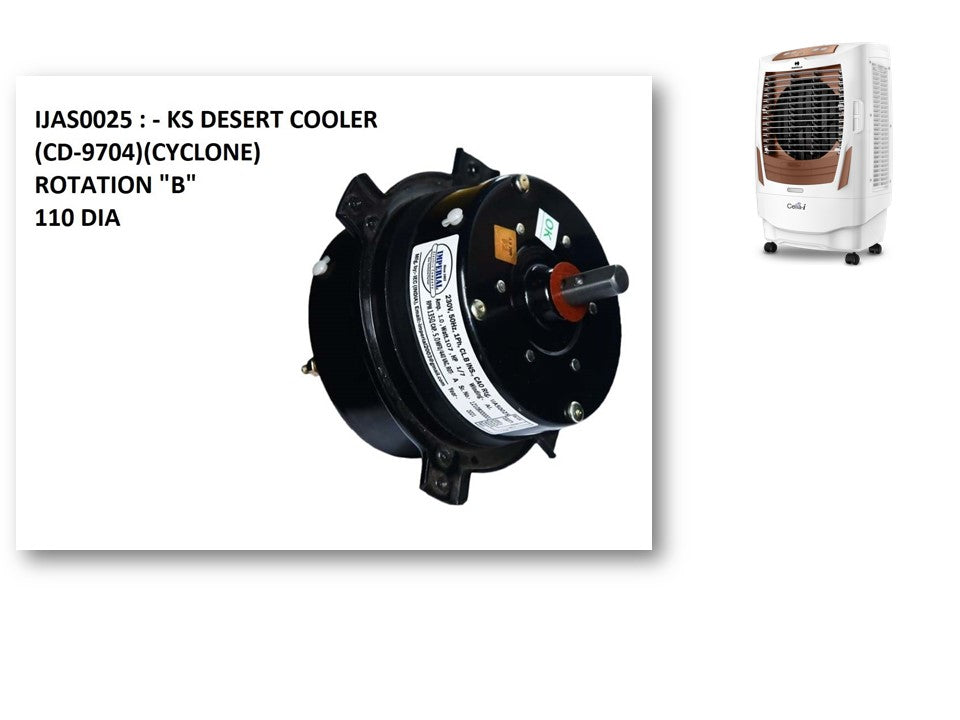 Main/Electric Motor - For Havells Celia 55 Litre Desert Cooler