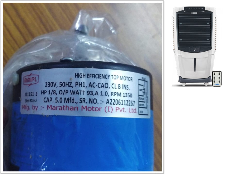 Main/Electric Motor - For Bluestar AURA DUO - DA90PEC Desert Cooler