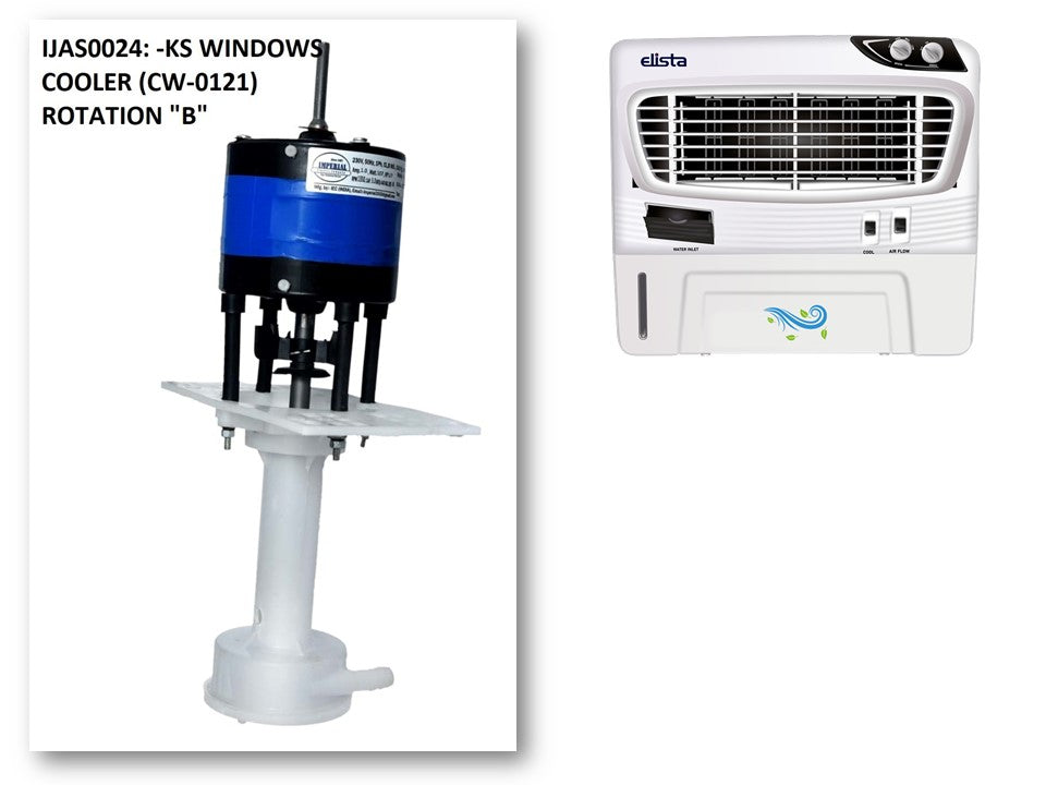 Main/Electric Motor with Pump Body - For Elista Wind Blow-60  Litre Window Cooler (Copy)