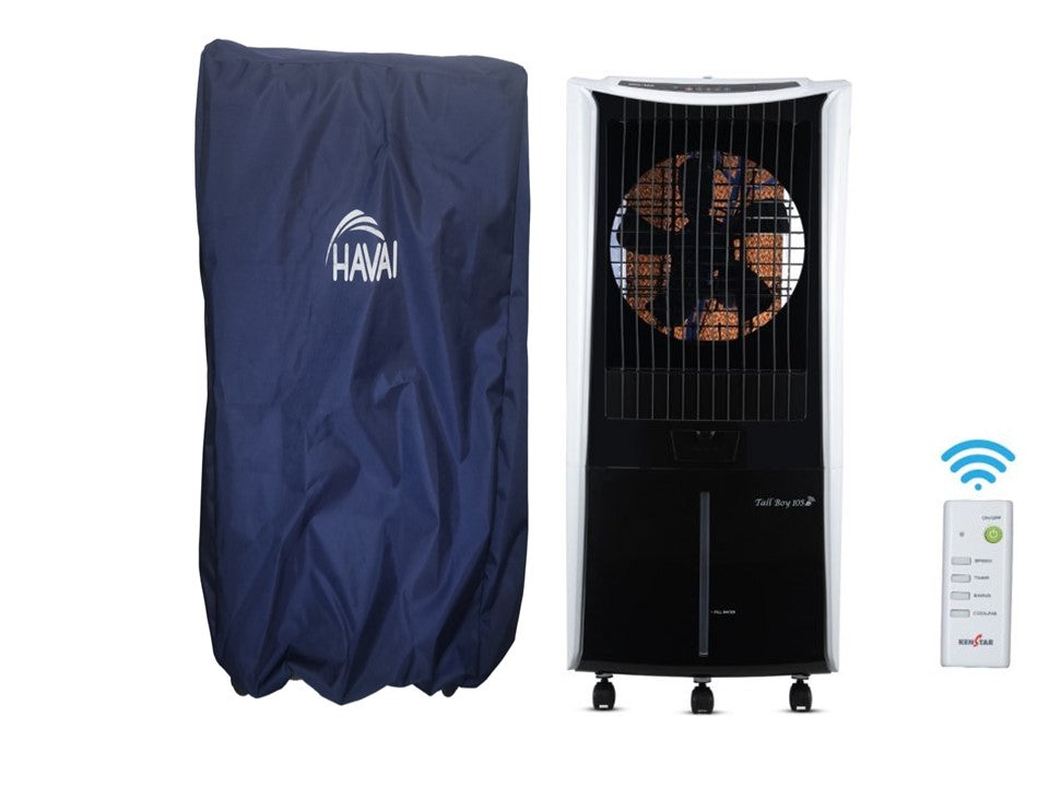 HAVAI Premium Cooler Cover for Kenstar Tallboy 105 Litre Desert Cooler Water Resistant.Cover Size(LXBXH) cm: 63 X 45 X 143