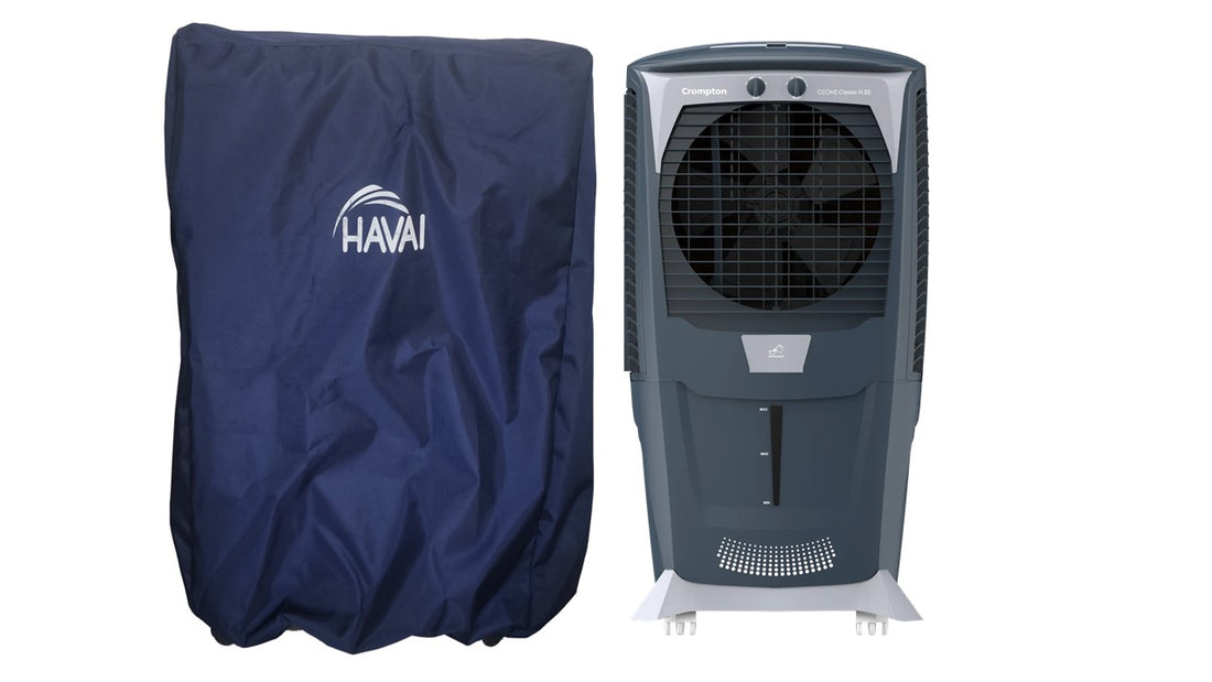 HAVAI Premium Cooler Cover for Crompton  Ozone Classic H 55 Litre Desert Cooler Water Resistant.Cover Size(LXBXH) cm: 60 x 41 x 121