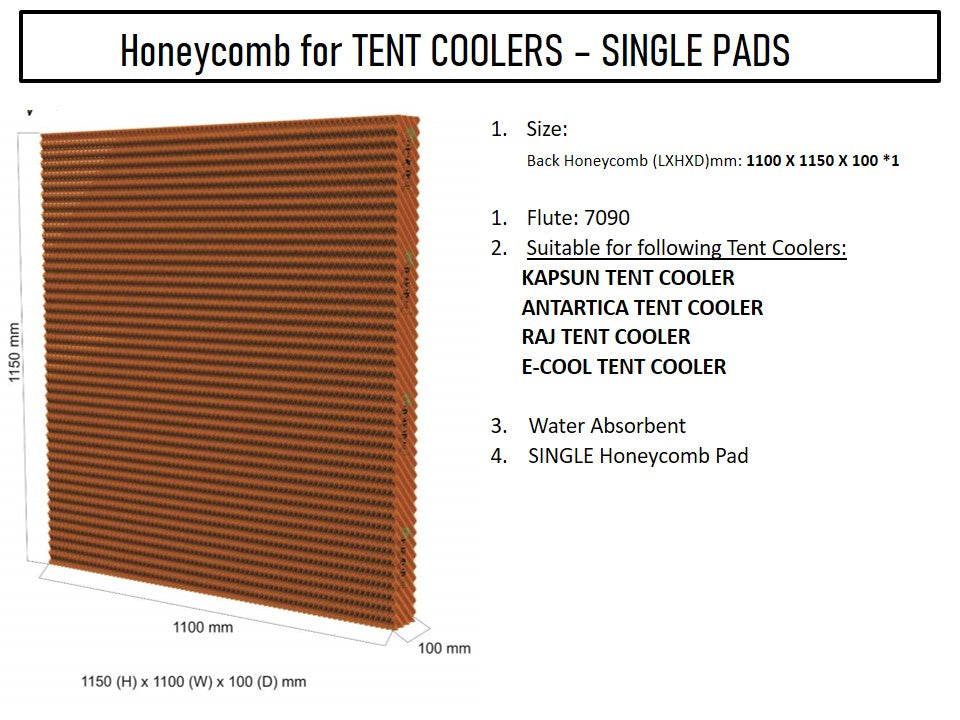 Honeycomb Pad - For Tent Coolers