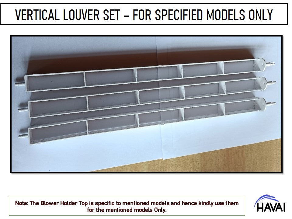 Vertical Louver - Set of 3 - For Specfic Models Only