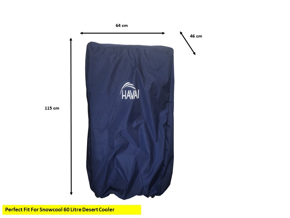 HAVAI Premium Cooler Cover for Kenstar Snowcool 60 Litre Desert Cooler Water Resistant.Cover Size(LXBXH) cm: 64 X 46 X 115
